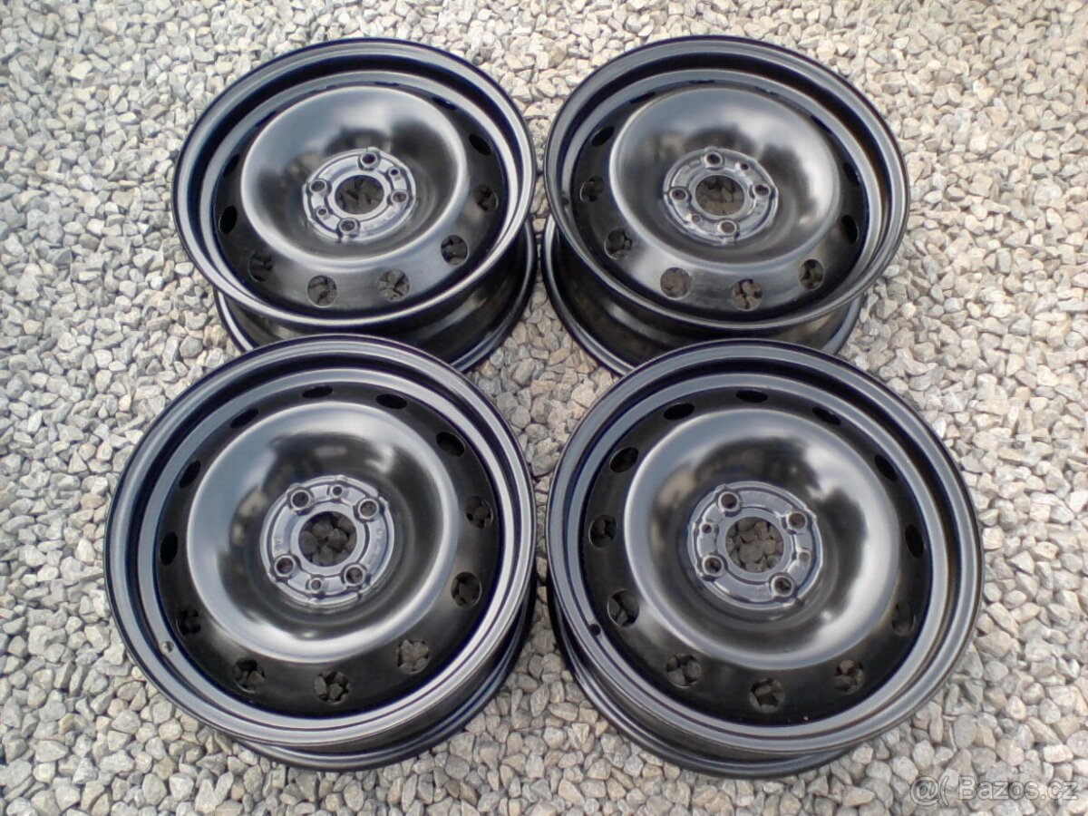 Nové 15 plechové disky Fiat 500,Idea,Ford Ka II,Lancia Musa