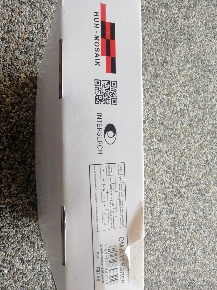 Prodám mozaiku bílé barvy