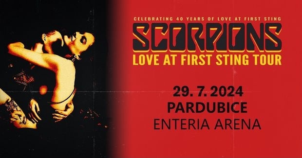 Scorpions - Love at first sting tour Pardubice