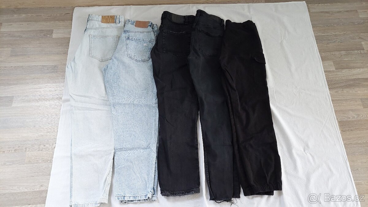 5x dívčí/dámské rifle/džíny a kalhoty New Yorker, Bershka