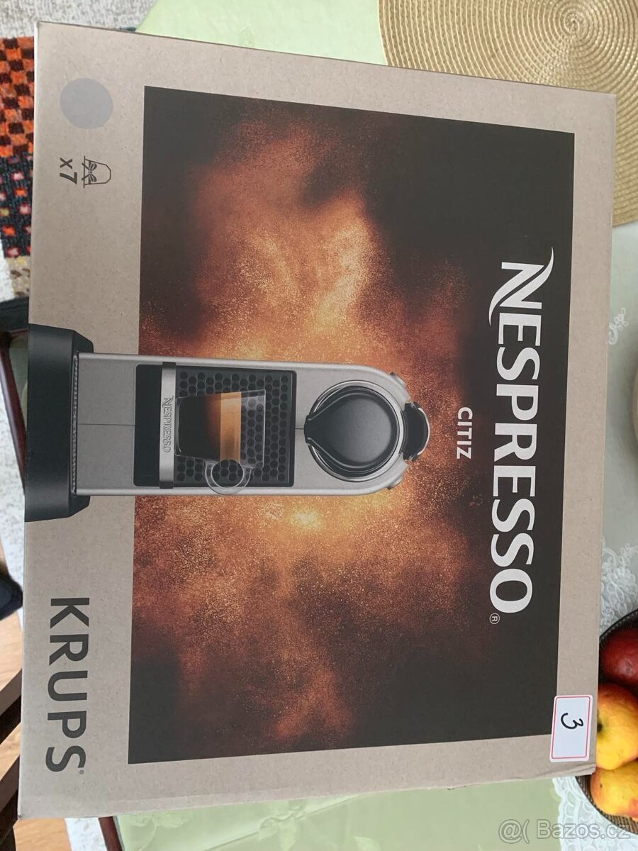 Prodám kávovar Nespresso Krups Citiz, nový, nerozbalený