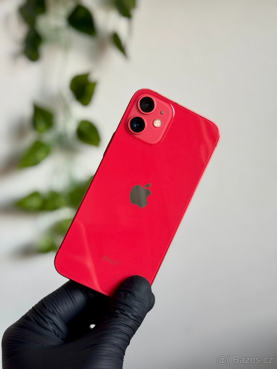 iPhone 12 mini 64GB červený - 100% baterie