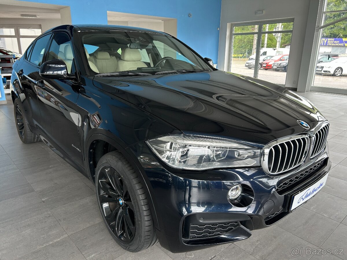 BMW X6 2016 3.0D 230kW xDrive40d,ČR,1.MAJITEL,M-PAKET,DPH
