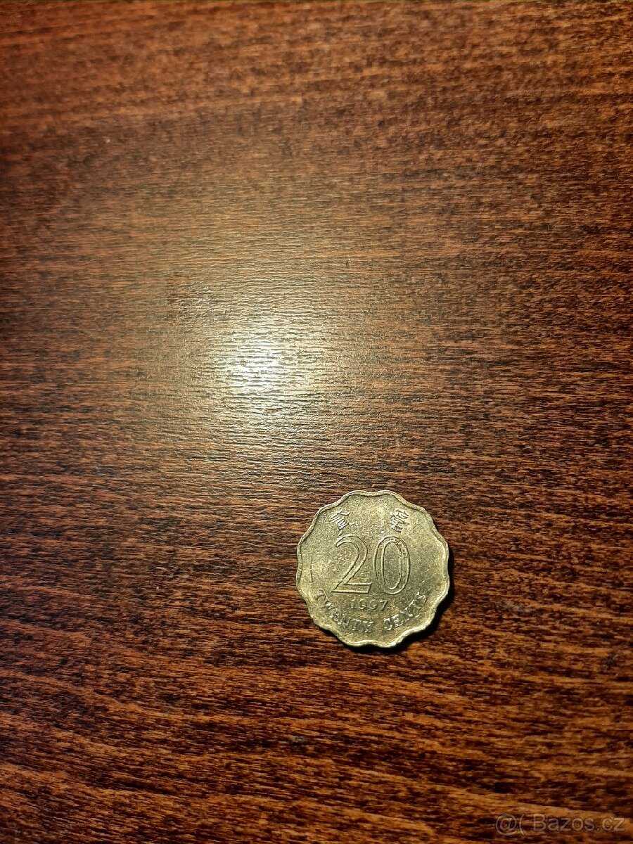Prodám minci Hong Kong (nálezový stav)
