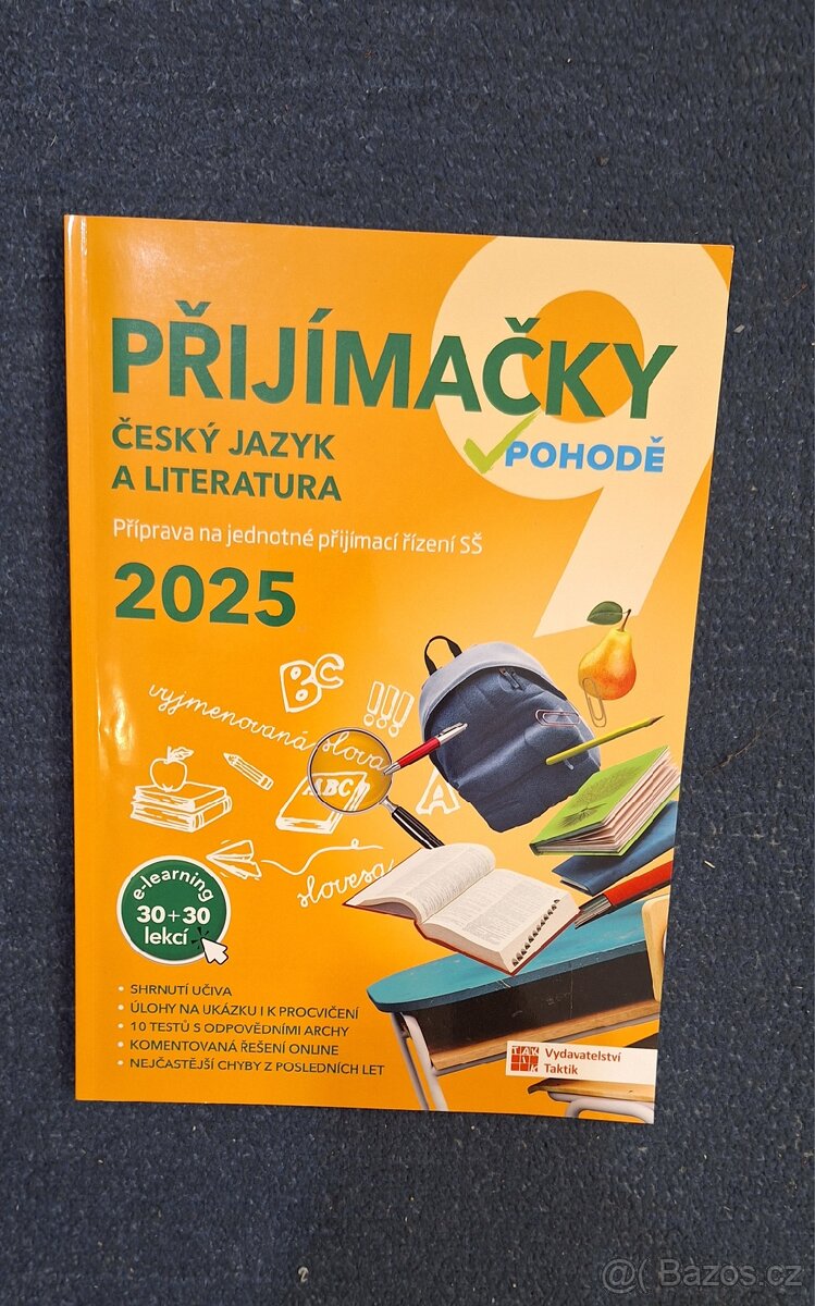 Taktik Přijímačky v pohodě, sada čj a matematika