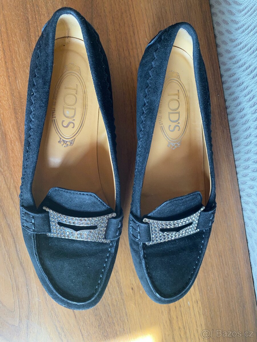 Mokasiny zn. Tod's, vel.37, kožené.