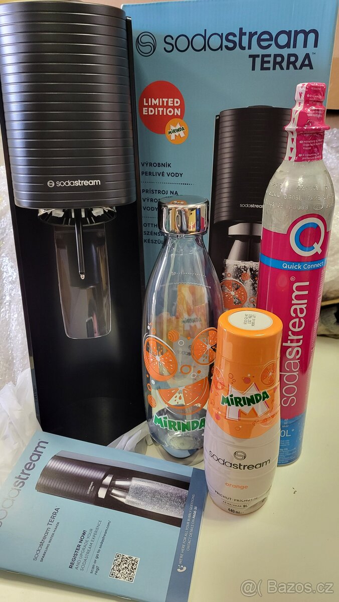 SodaStream, TERRA, Black, Mirinda Megapack