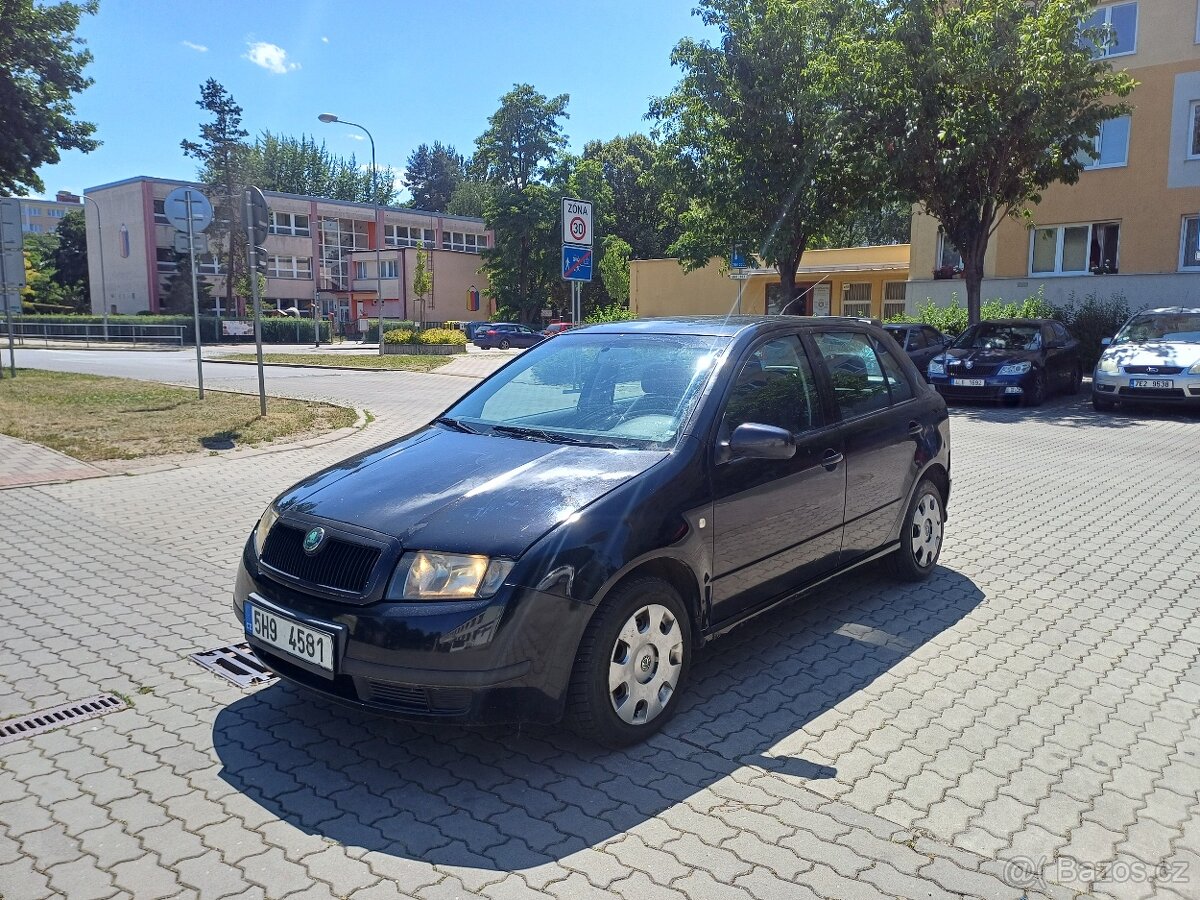 Škoda Fabia 1.2i 40kw benzin r.2004 stk platná