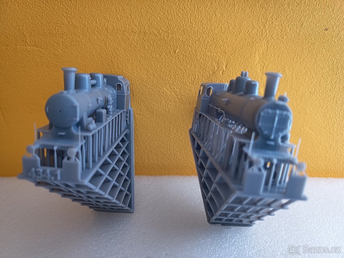 3d tisk lokomotiva 434.1+tendr 516.0 TT a N