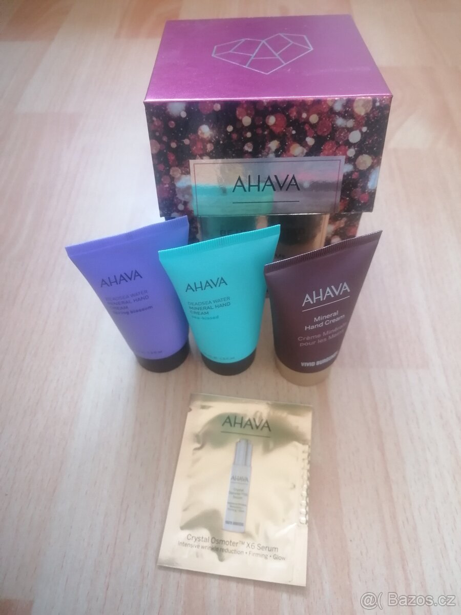 Ahava - Sada 3 krémů na ruce + vzorek sérum na vlasy