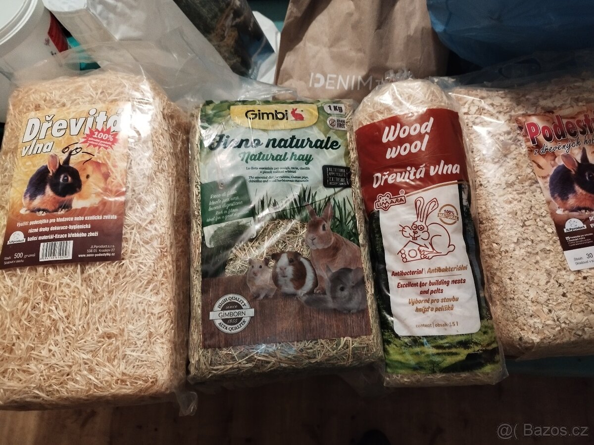 Potřeby pro křečka ev. králíka