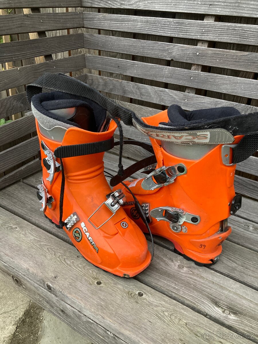 Skialpove lyžáky Scarpa vel.25
