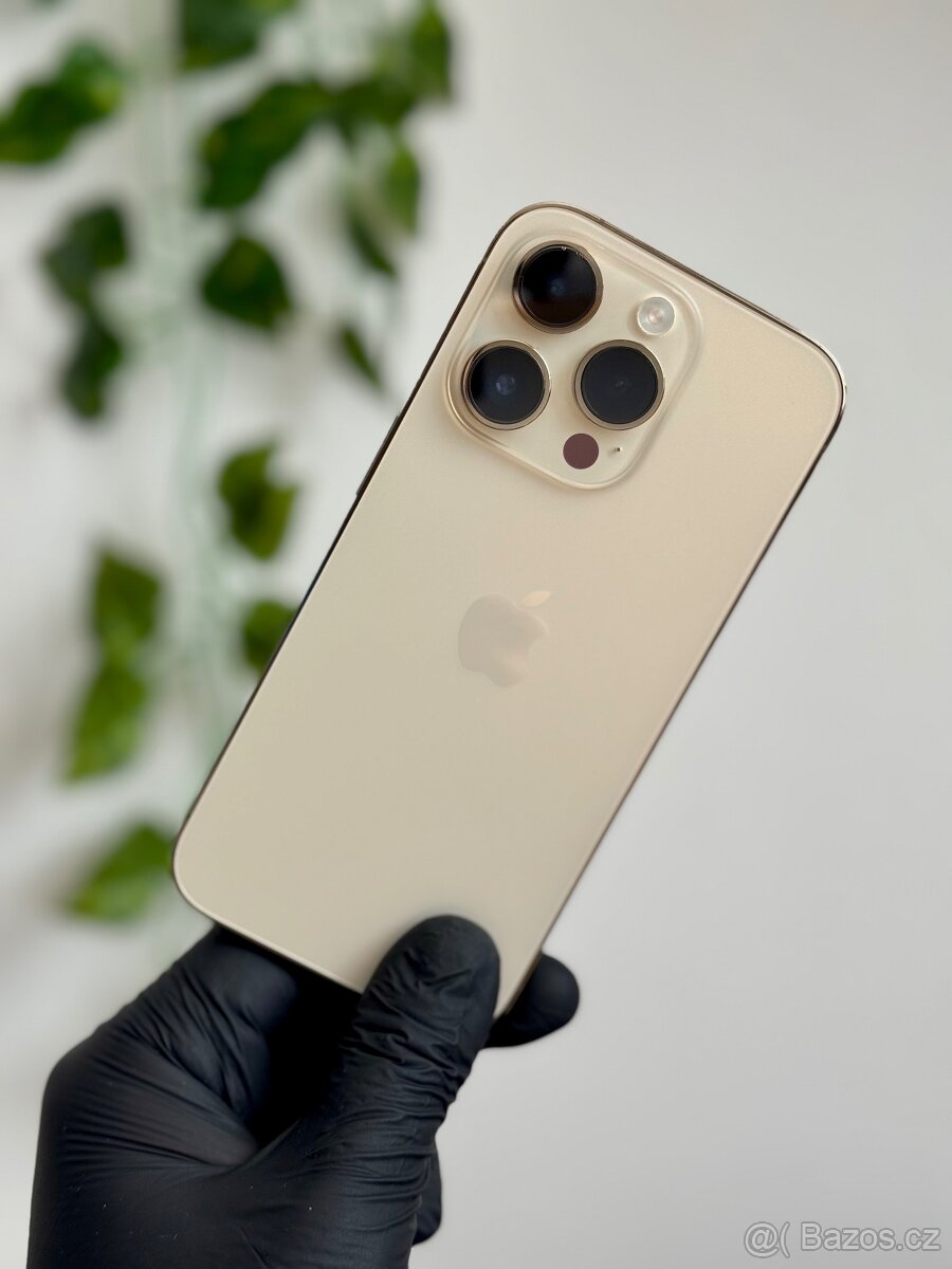 iPhone 14 Pro 128GB zlatý - 100% baterie (eSim)