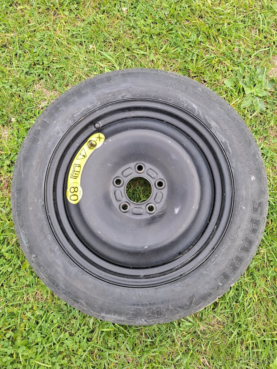dojezdové kolo Ford 5x108 pneu 125/85 R16, 4Jx16 ET25,