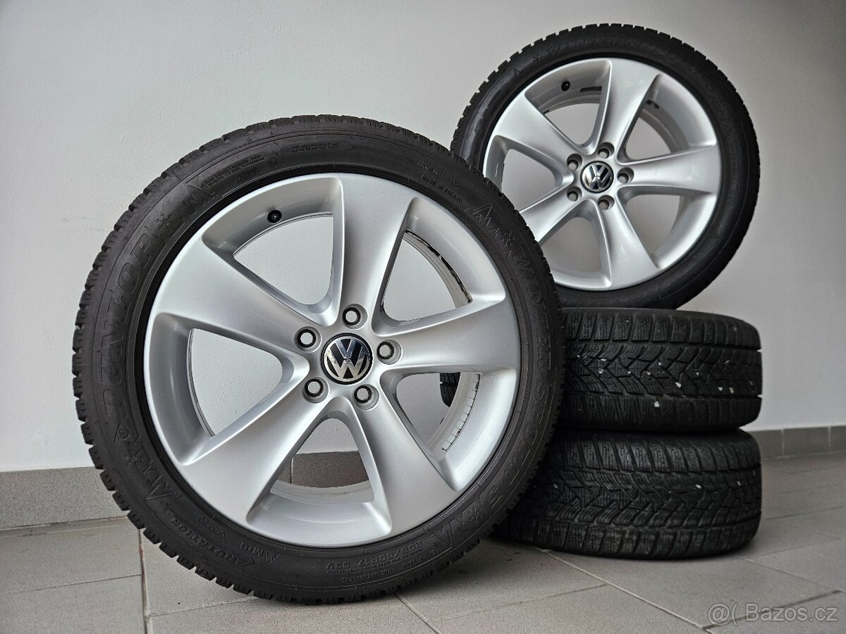 Orig. VW ST. Moritz 5x112 Zimní 205/50/17 - Top