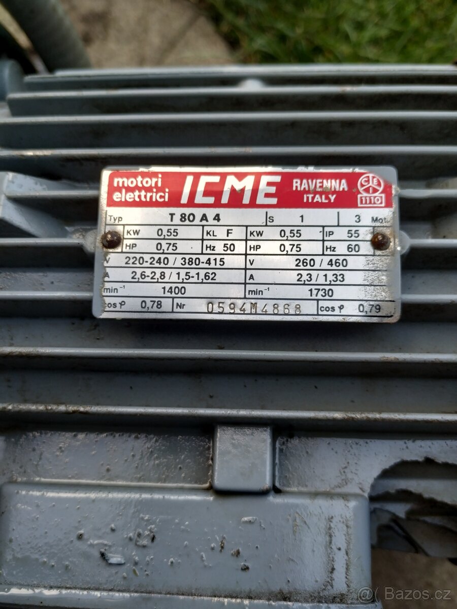 Elektromotor s převodovkou