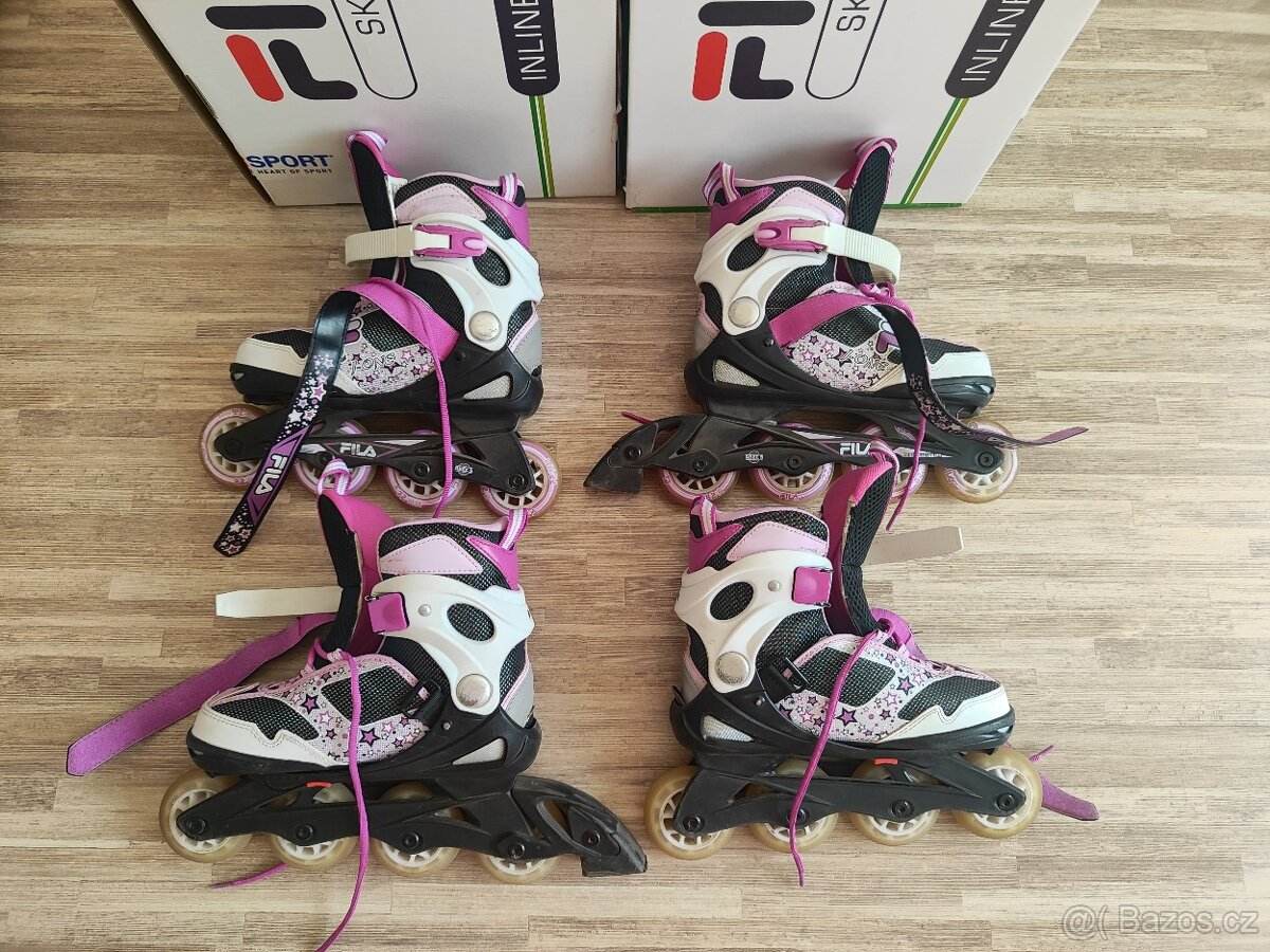 Dětské kolečkové brusle Fila J-One Girl vel. 32-36