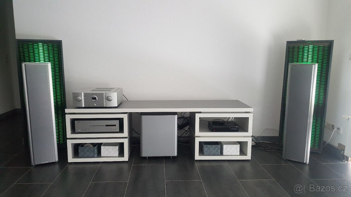 High End Hifi stereo systém Piega Marantz Yamaha Silent