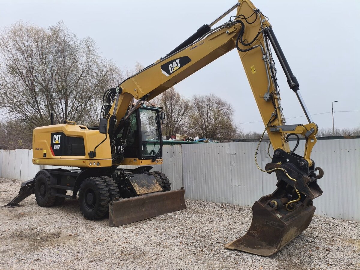 Kolový otočný bagr CAT M316 F