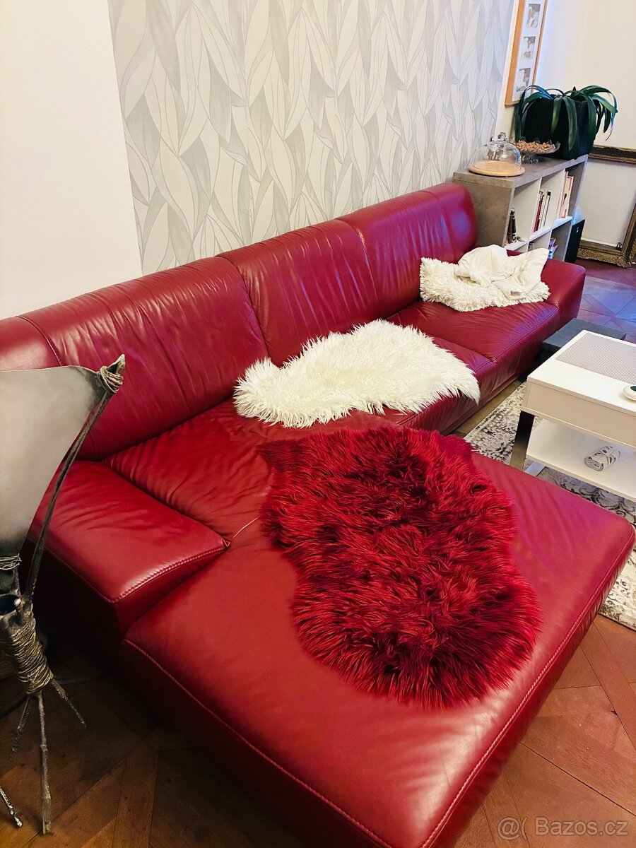 Sedací souprava pravá kůže