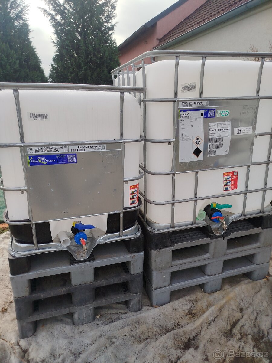 Ibc nádrže 600l a1000l od potravin