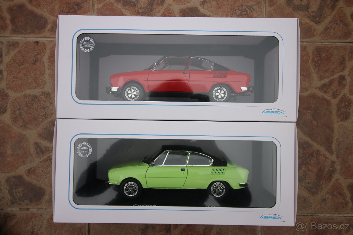 Škoda 110R 1:18 Abrex  Limitka 150ks - nové nerozbalené