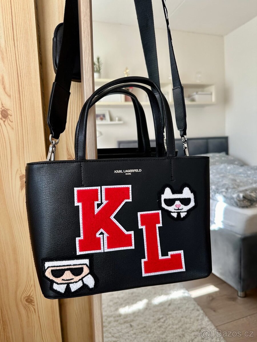 KARL LAGERFELD ČERNÁ KABELKA 1
