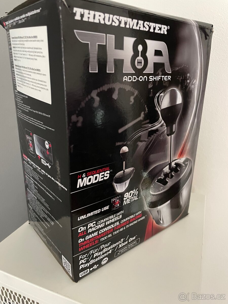 🎮 Prodám Thrustmaster TH8A Add-On Shifter – TOP stav