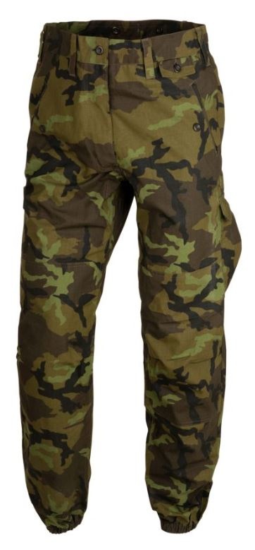 Kalhoty vz. 95 letní se zeleným potiskem