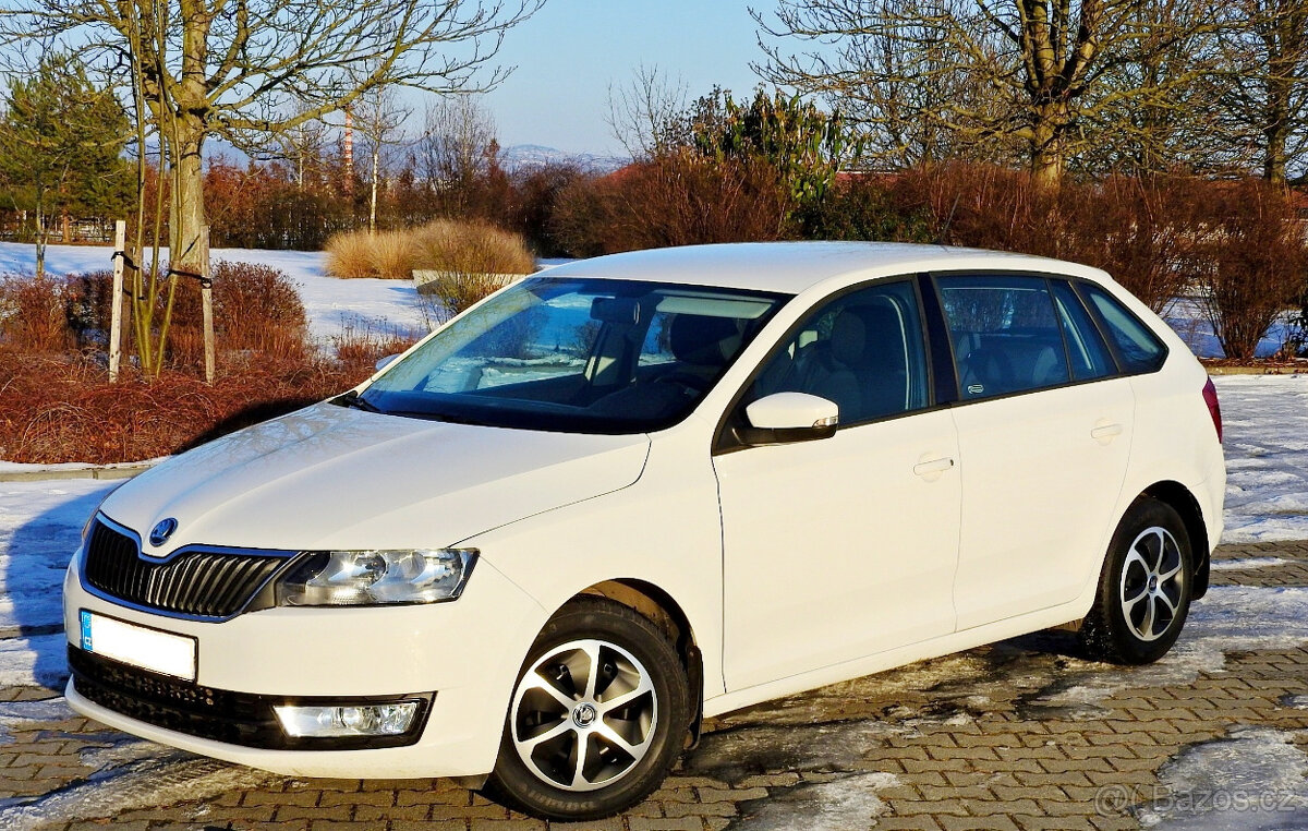 Š.Rapid Space 1.4 TDI 66 kW, Infotainm.,ČR,S.kn.,2017,garáž.