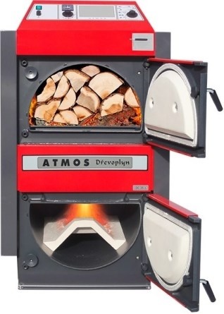 ATMOS DC 32 S kotel na dřevo 35 kW, zplyňovací