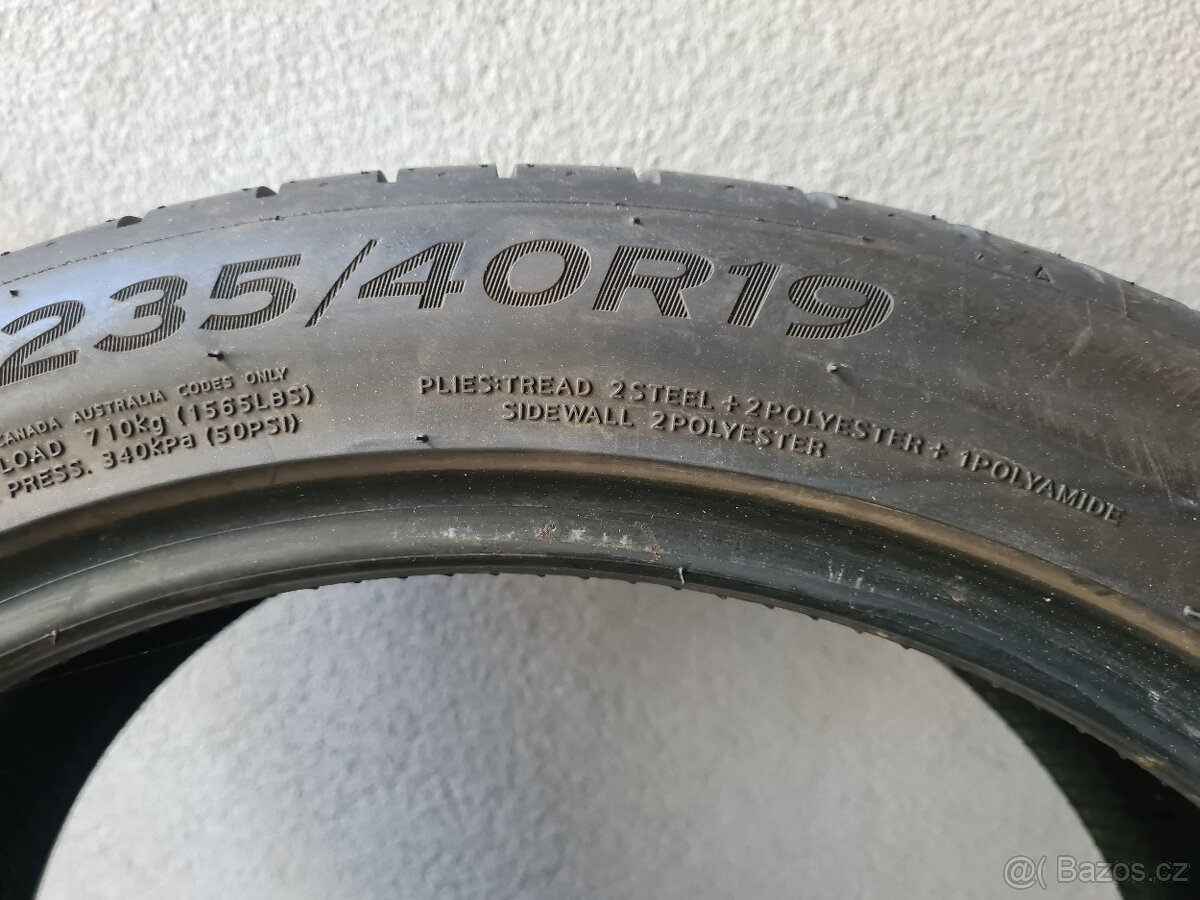 TOP SLEVATesla alu obute zimní +letní pneumatiky R 19