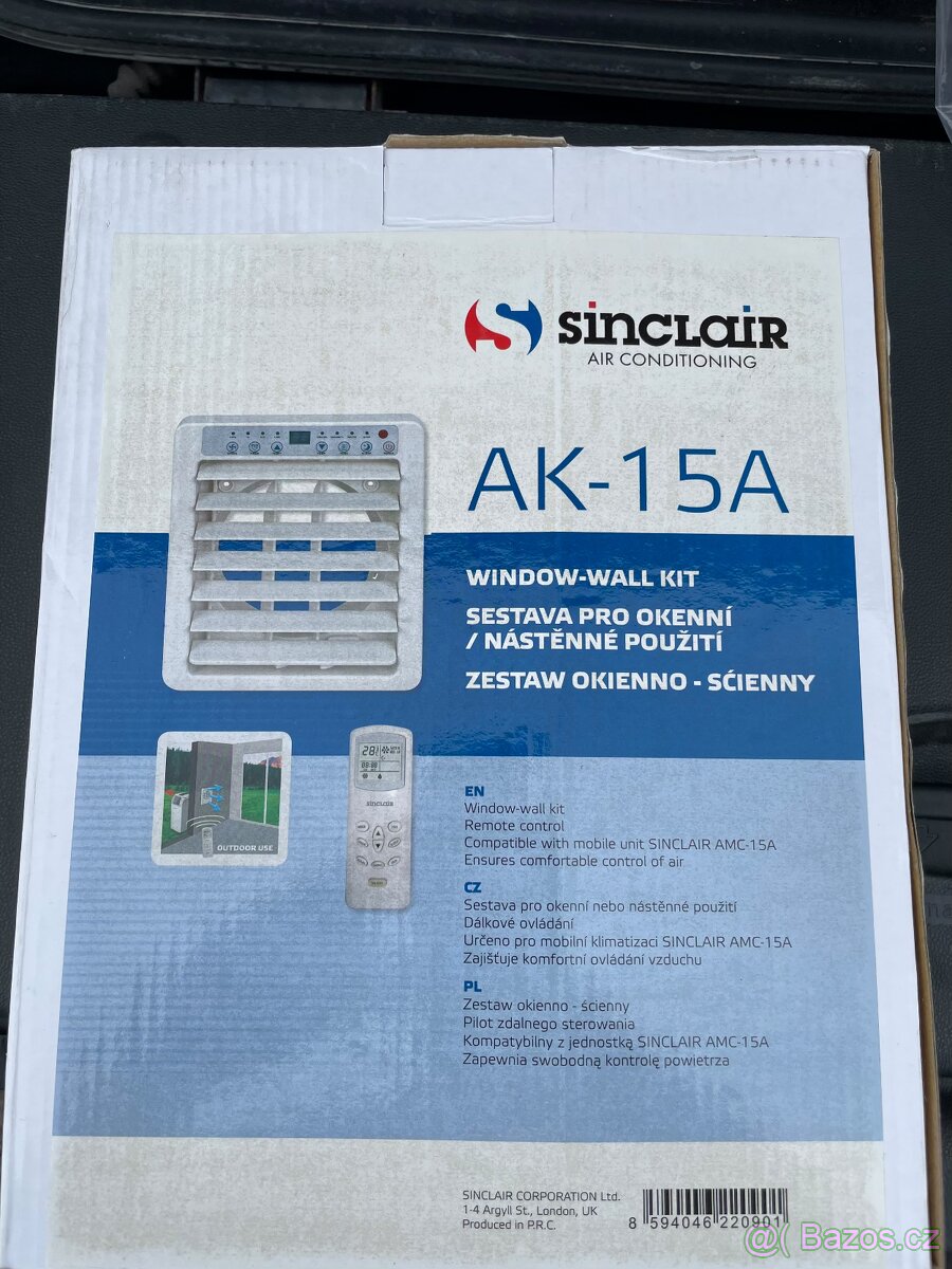 Sinclair Klimatizace otevírací mřížka Sinclair AK-15a