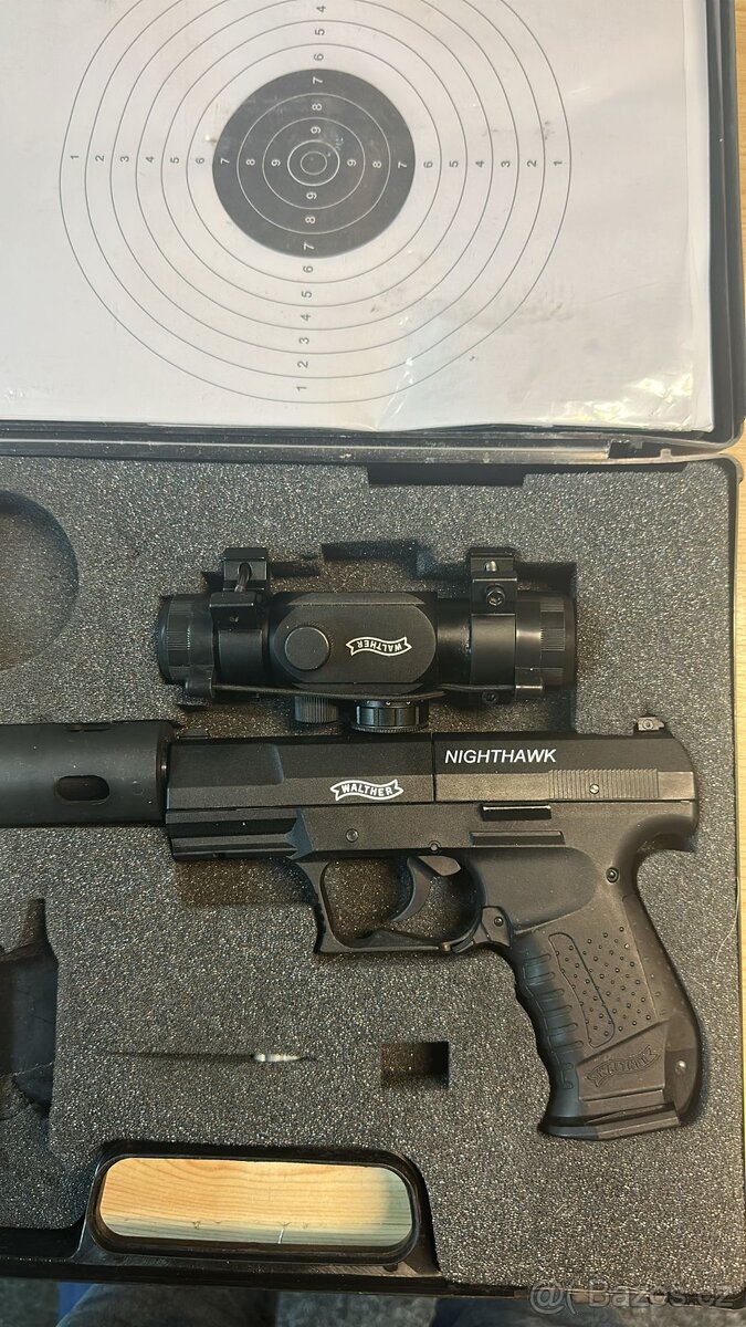 Vzduchová pistole Walther Night Hawk