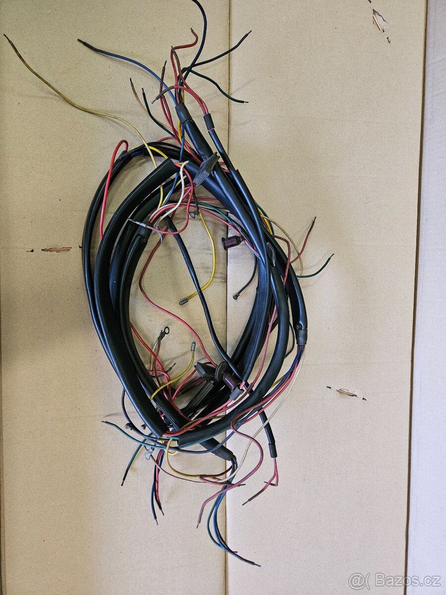 Elektroinstalace- originální nová kabeláž Jawa ČZ
