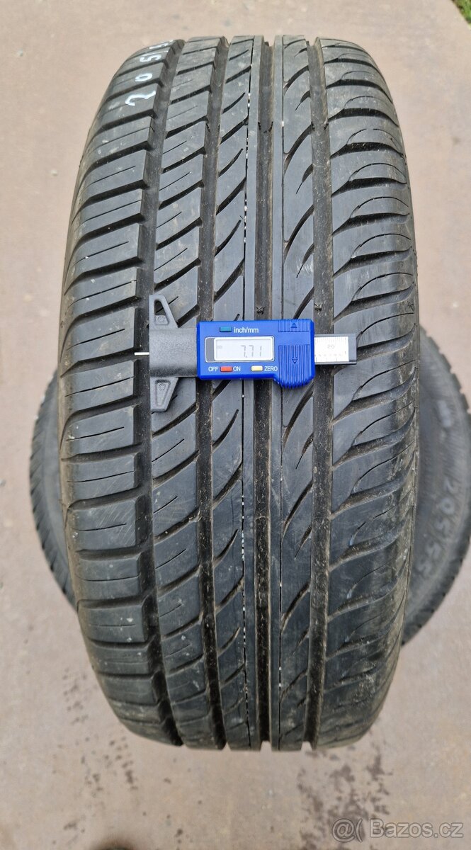 2x letni pneu 205/55/16...91V....PLATIN