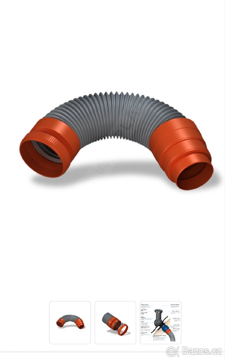 Připojovací hadice RUROFLEX PLUS 150 mm