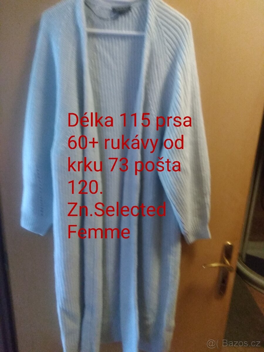 Dámský pletený kabat ( dlouhý svetr)