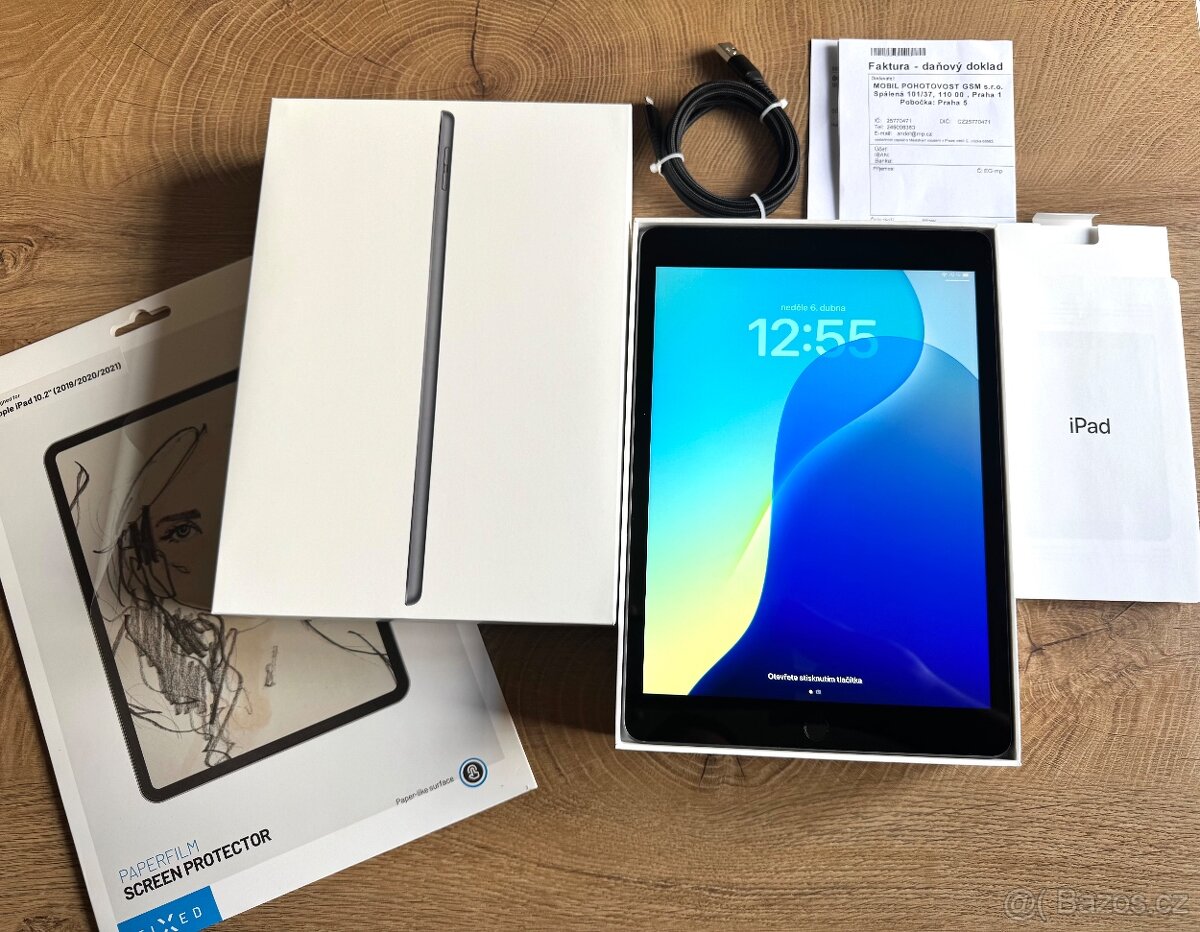 Apple iPad 9 gen. 2021, 64 gb, černý, Záruka