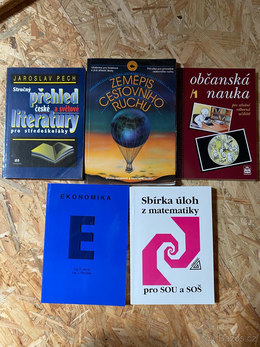 Různé učebnice