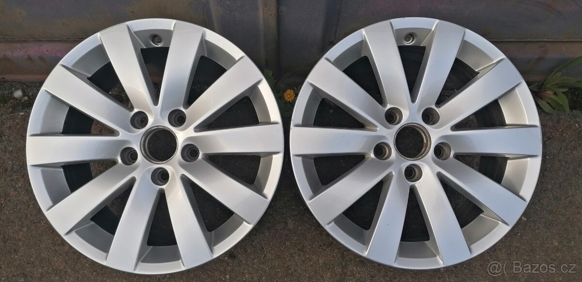 2ks Alu kola 5X112 ,16 ,Passat B7
