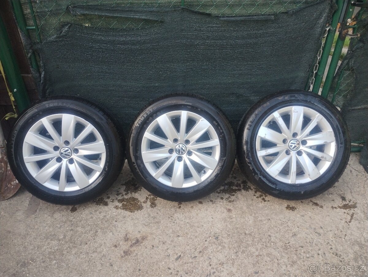ALU kola VW s letním pneu