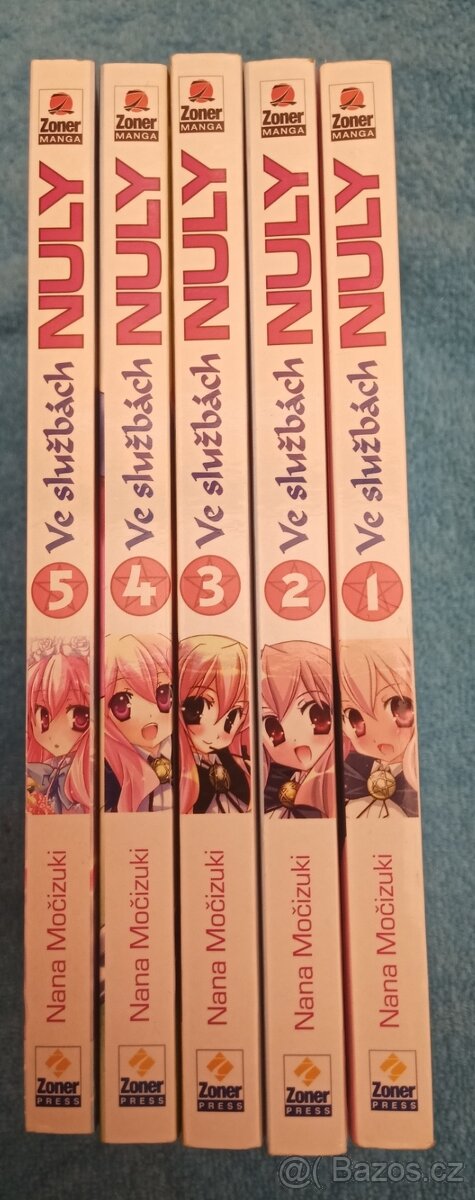 Prodám mangu Ve službách Nuly 1-5