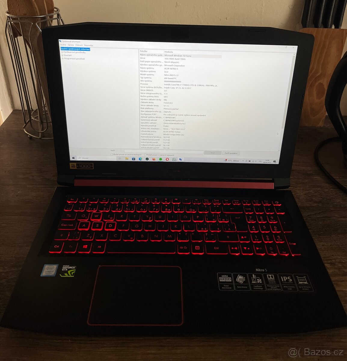 Acer Nitro 5 Shale Black 17,3” Full HD