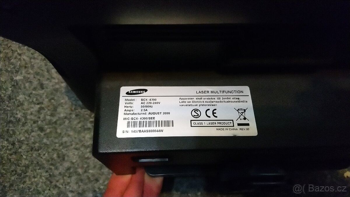 tiskárna Samsung laser multifunction SCX-4300