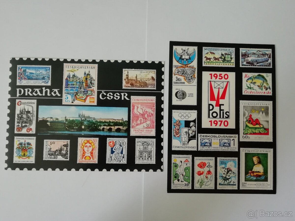 Známky na pohľadniciach