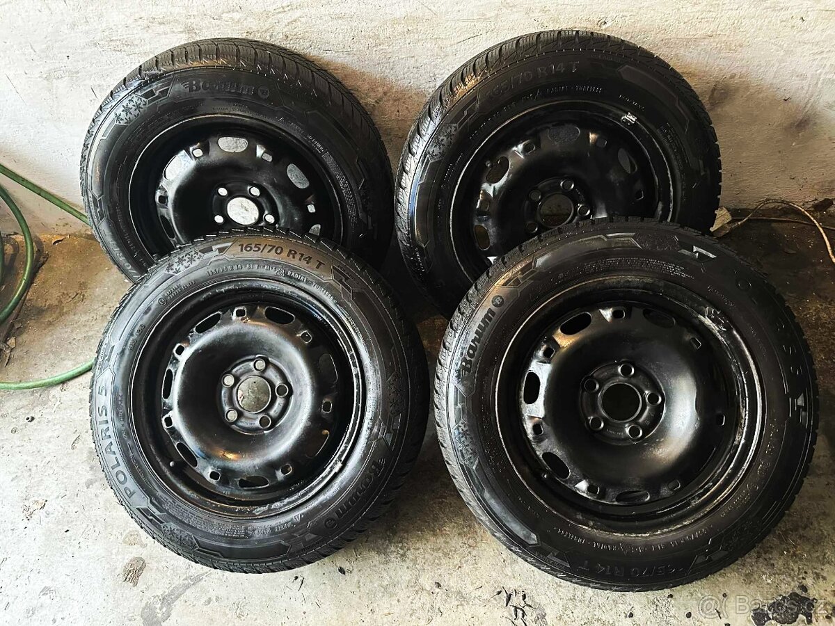 Zimní sada kol Fabia 165/70 R14 cena za komplet sadu