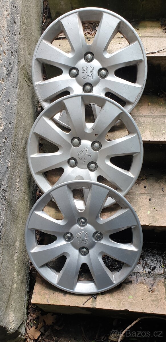 Poklice PEUGEOT 15" ORIGINÁL typ HOBART