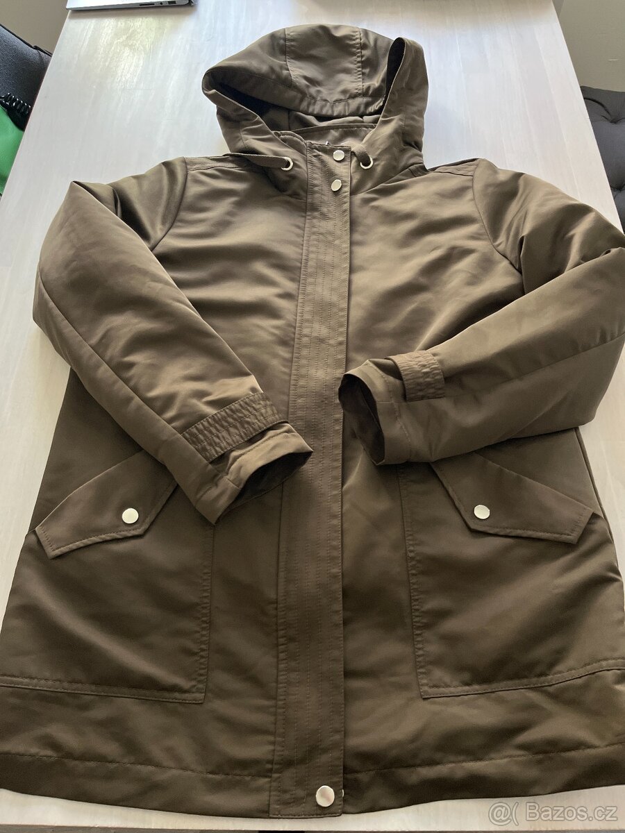 Nová dámská khaki bunda camaieu 2 v1 vel 38