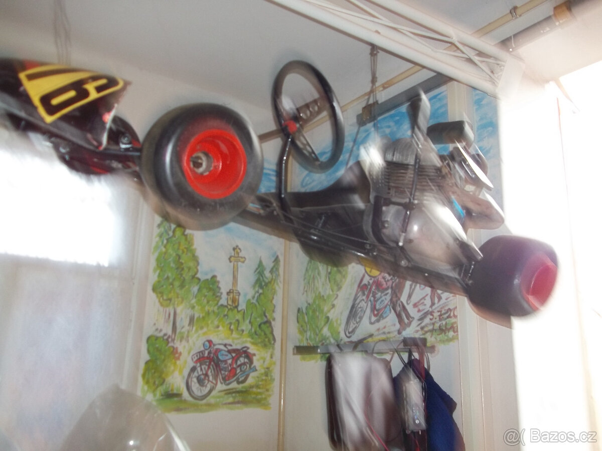 motokára čz 125 ccm dobová